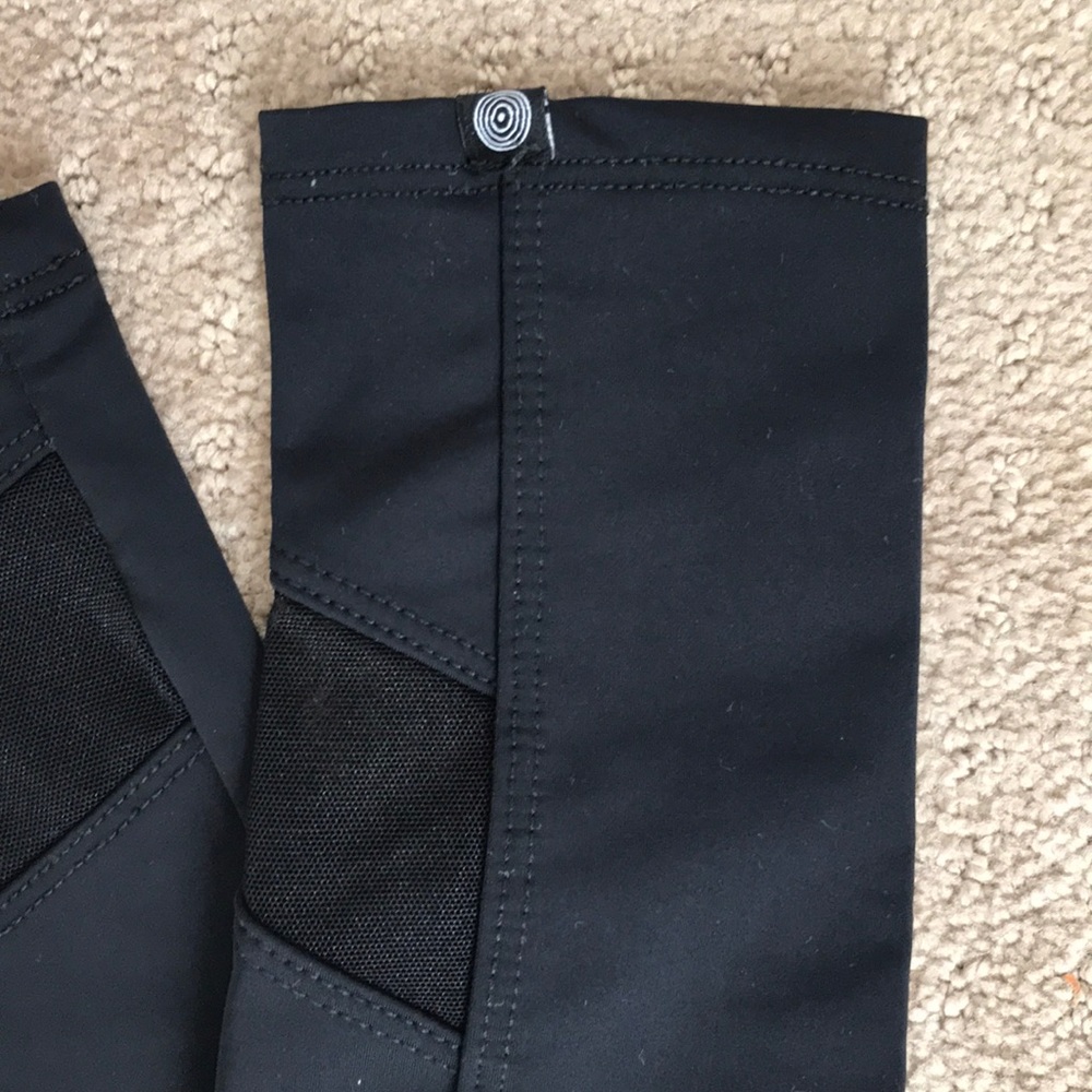 Onzie Black Mesh Bondage Leggings